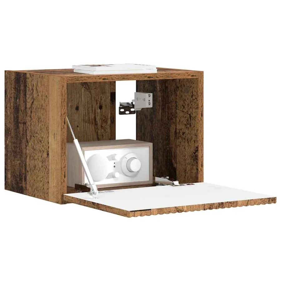 Meuble TV mural Bois Ancien 39 x 31 x 29,5 cm Bois d'ingénierie - 3