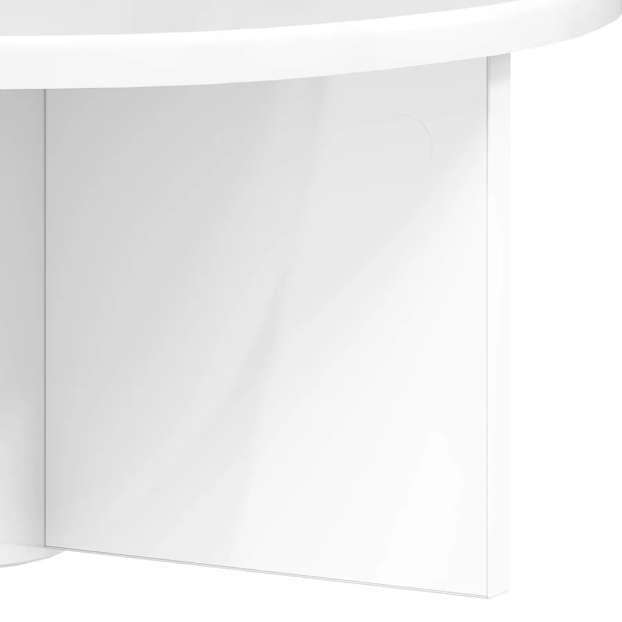 Étagère Murale 2 pcs Blanc brillant 38 x 19 x 19 cm - 8