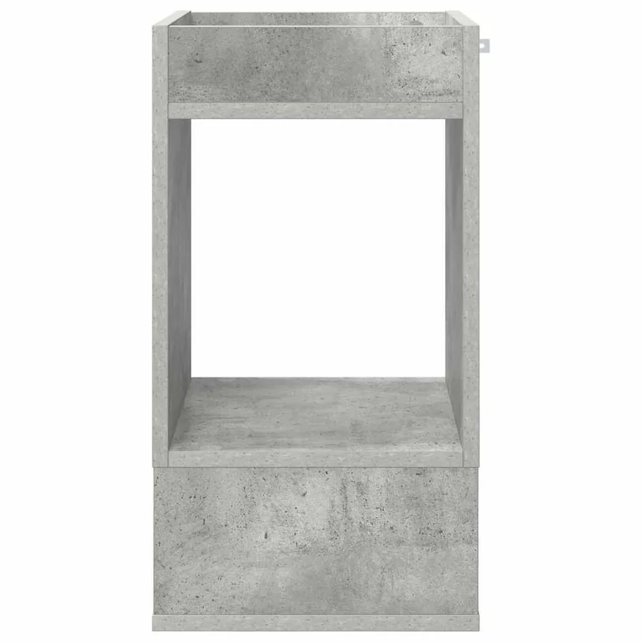Table d'appoint 2 pcs Gris béton 30 x 30 x 56 cm - 6