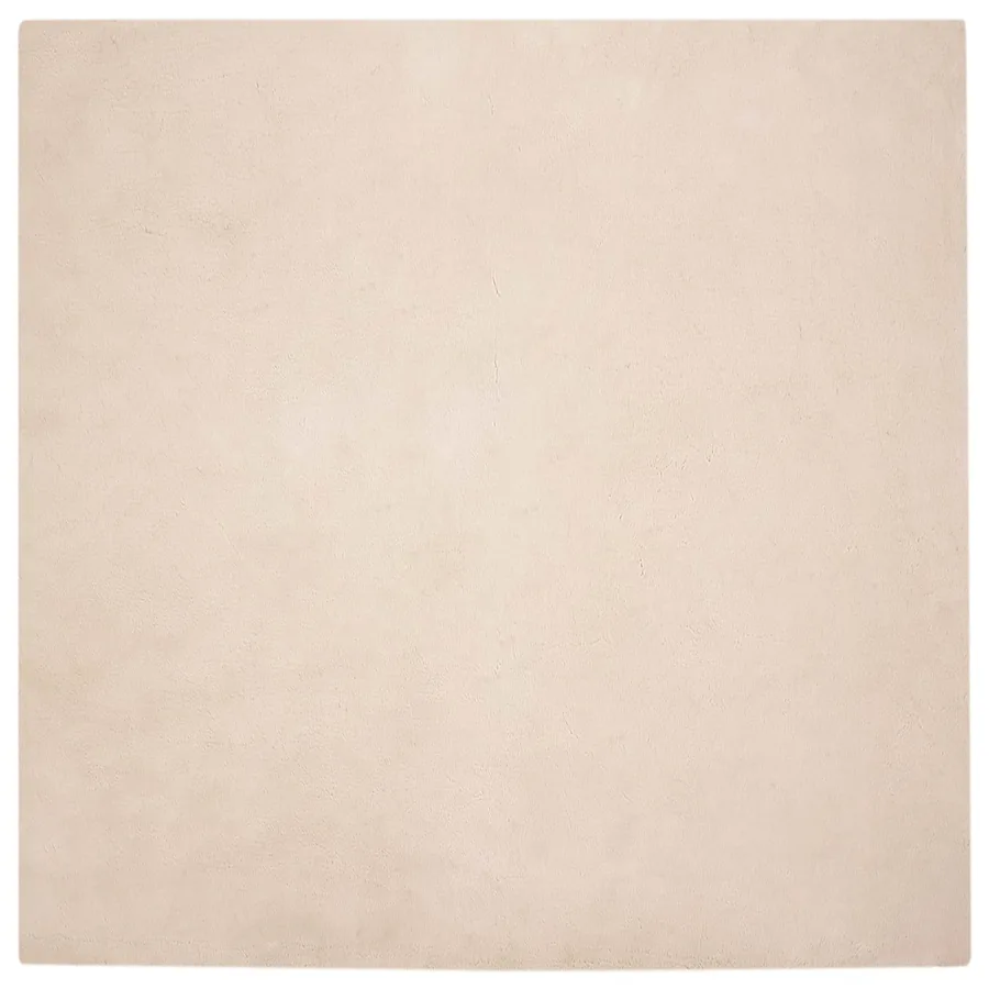 Tapis antidérapant en fausse de lapin OLITE Taupe 160 x 160 cm - 2