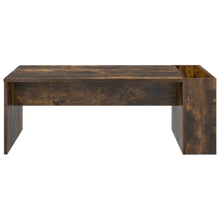 Table basse Chêne fumé 95 x 50 x 34 cm Bois d'ingénierie - 5
