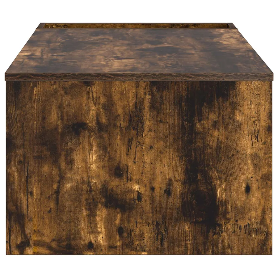 Table basse Chêne fumé 95 x 50 x 34 cm Bois d'ingénierie - 6