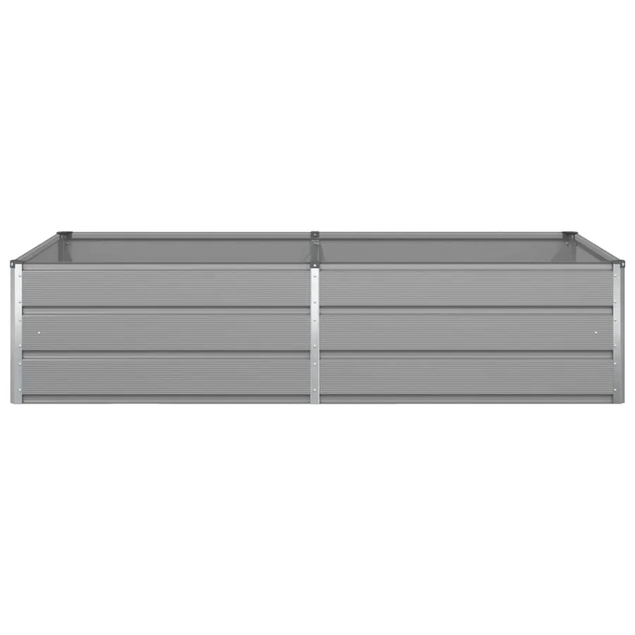Jardinière Gris clair 195 x 100 x 45 cm Acier galvanisé - 5