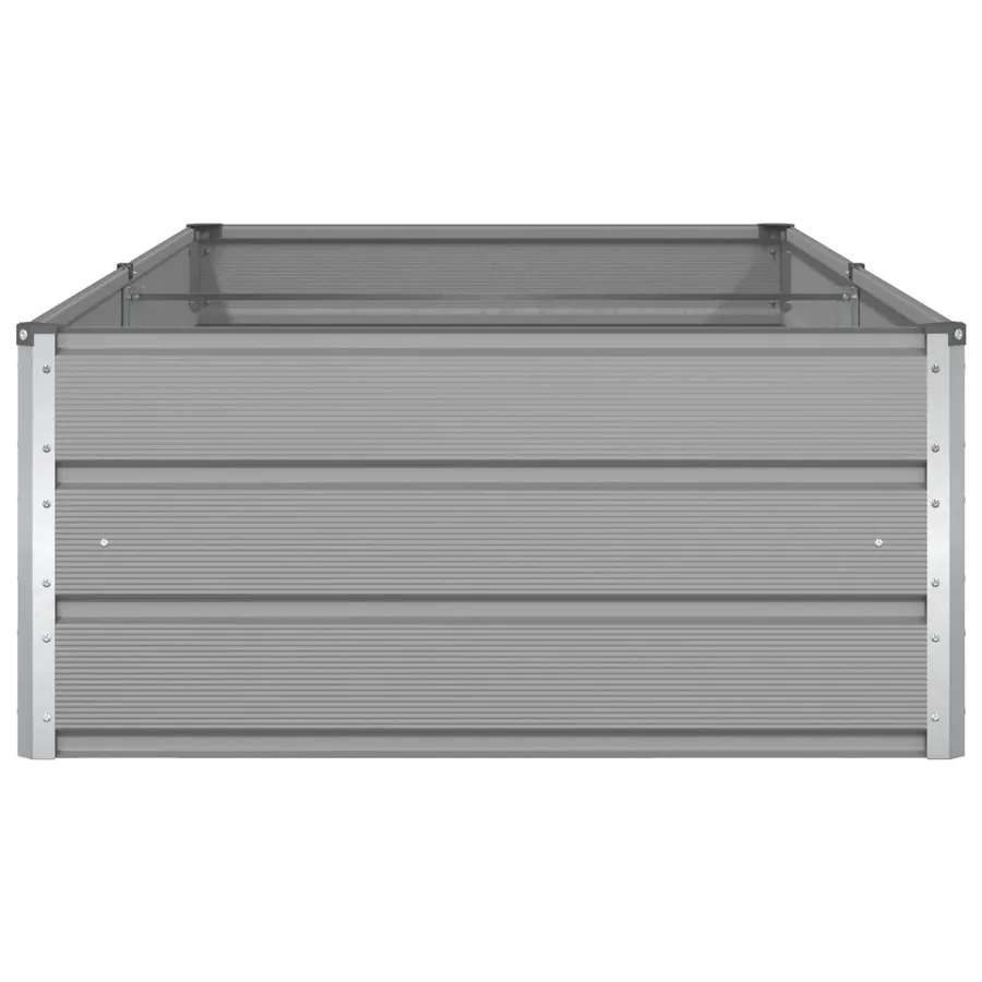 Jardinière Gris clair 195 x 100 x 45 cm Acier galvanisé - 6