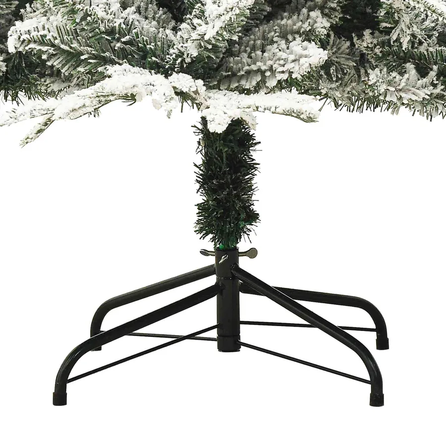Arbre de Noël artificiel pré-éclairé avec ensemble de boules - 18