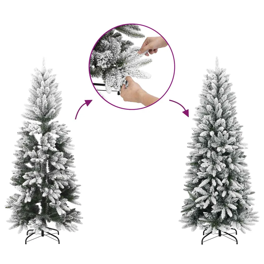 Arbre de Noël artificiel pré-éclairé avec ensemble de boules - 20