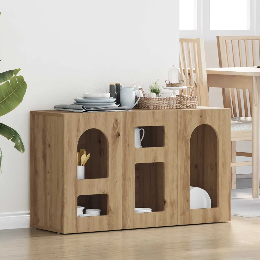 Buffet ELST Chêne artisanal 100 x 35 x 59 cm Bois d'ingénierie