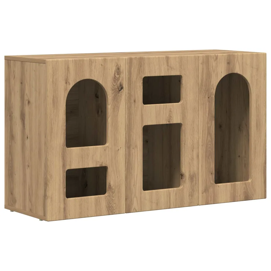 Buffet ELST Chêne artisanal 100 x 35 x 59 cm Bois d'ingénierie - 2