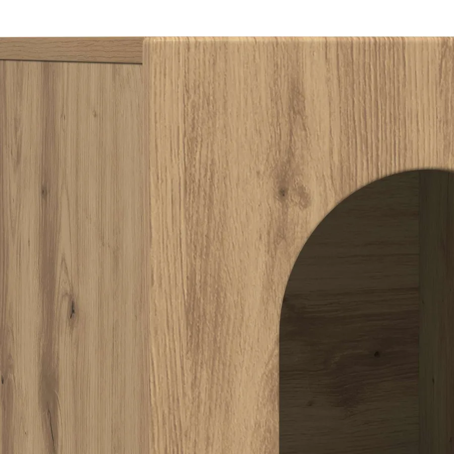 Buffet ELST Chêne artisanal 100 x 35 x 59 cm Bois d'ingénierie - 9
