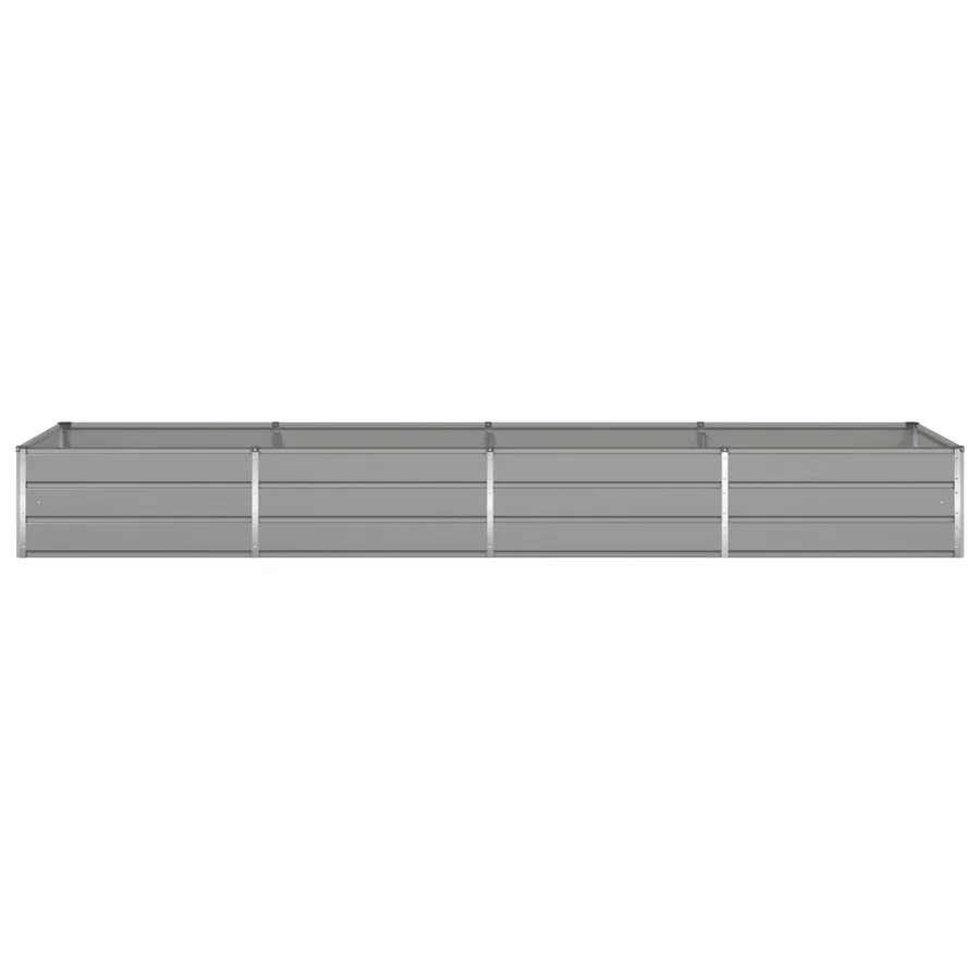 Jardinière Gris clair 385 x 100 x 45 cm Acier galvanisé - 5