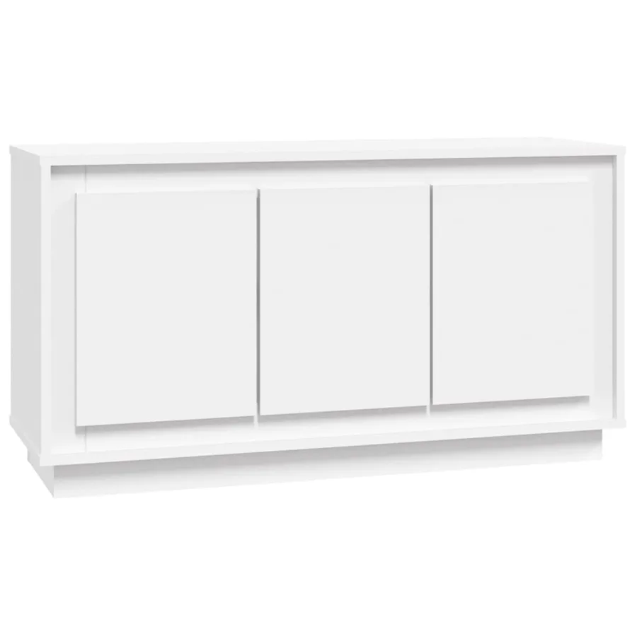 Sideboard white 102x35x55 cm engineered wood - 2