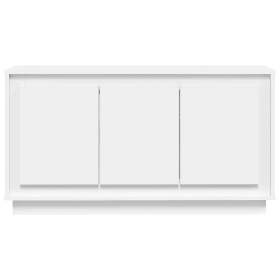 Buffet blanc 102x35x55 cm bois d'ingénierie - 5