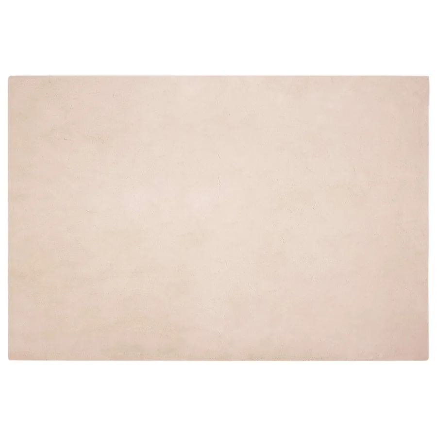 Tapis antidérapant en fausse de lapin OLITE Taupe 120 x 170 cm - 2