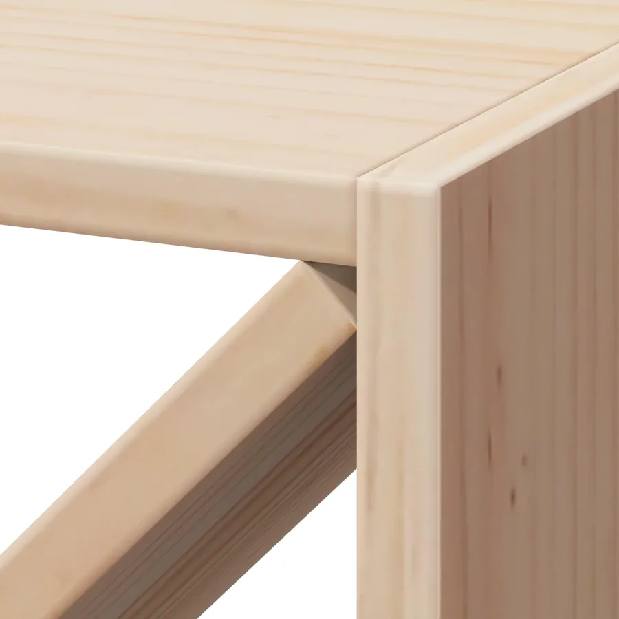 Étagère à vin 4 pcs Naturel 62 x 25 x 62 cm Pin massif - 9