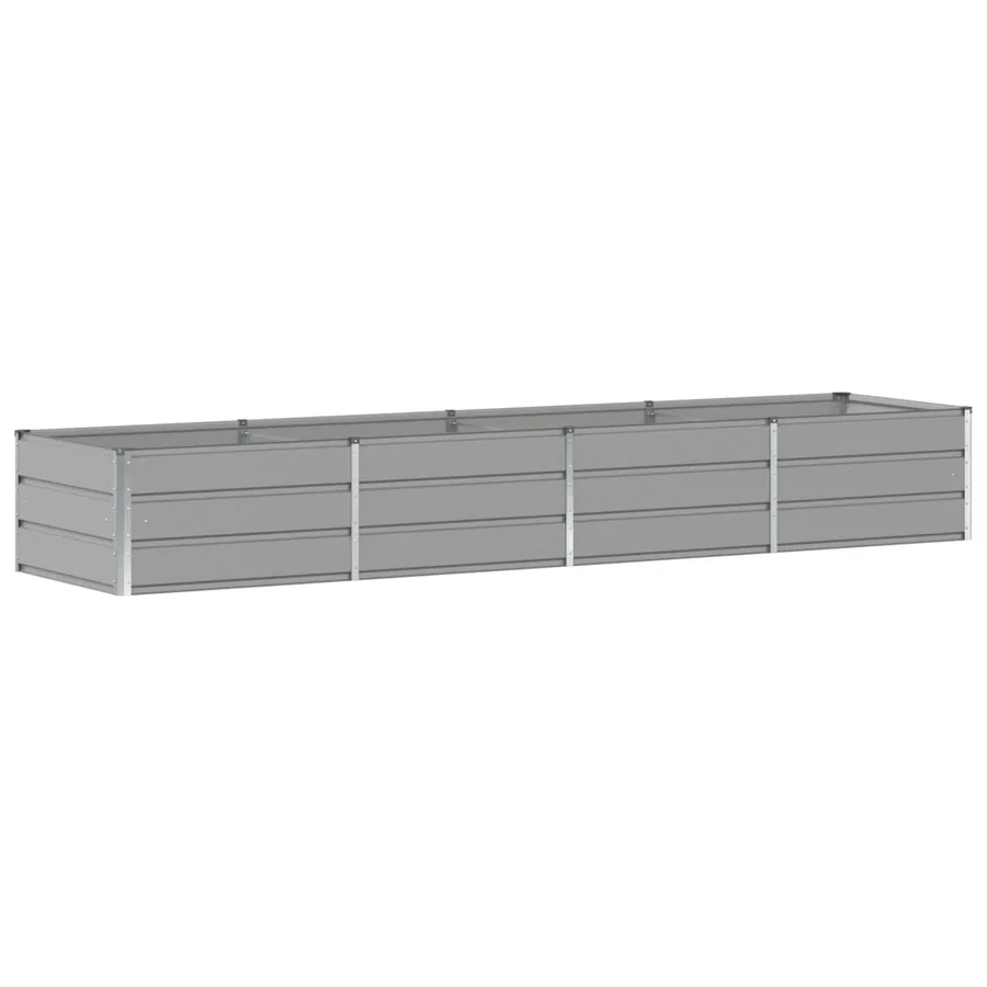 Jardinière Gris clair 320 x 80 x 45 cm Acier - 2