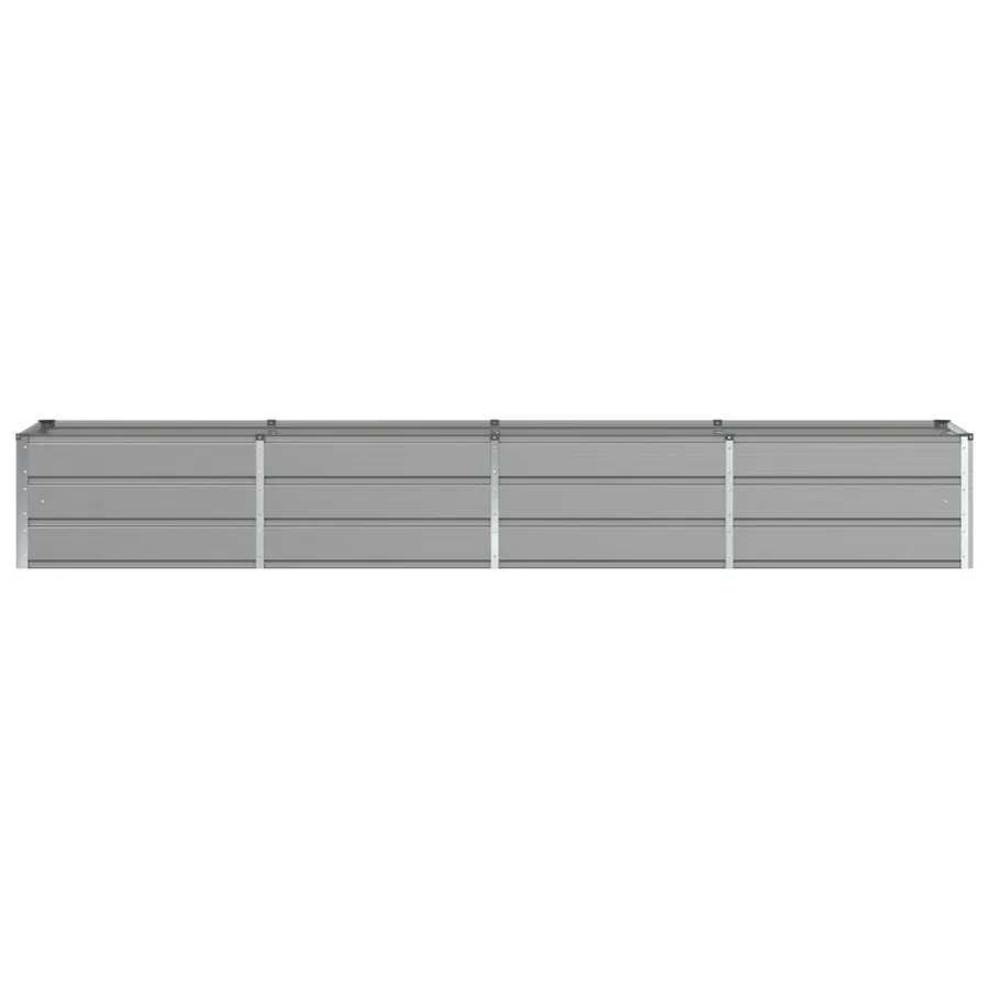 Jardinière Gris clair 320 x 80 x 45 cm Acier - 4