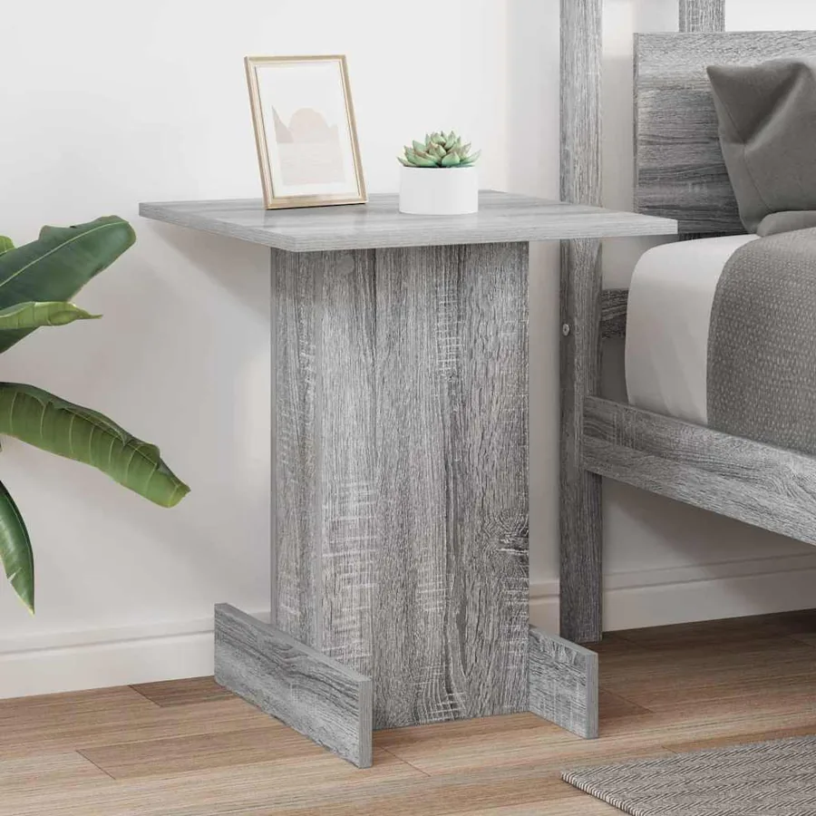 Table d'appoint Gris Sonoma 44,5 x 45 x 55 cm Bois d'ingénierie - 4