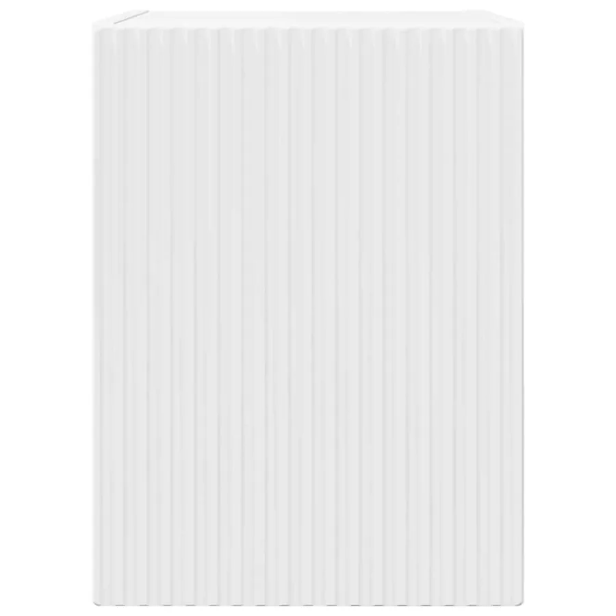 Meuble TV mural Montage mural Blanc Brillant 30 x 31 x 40 cm - 6