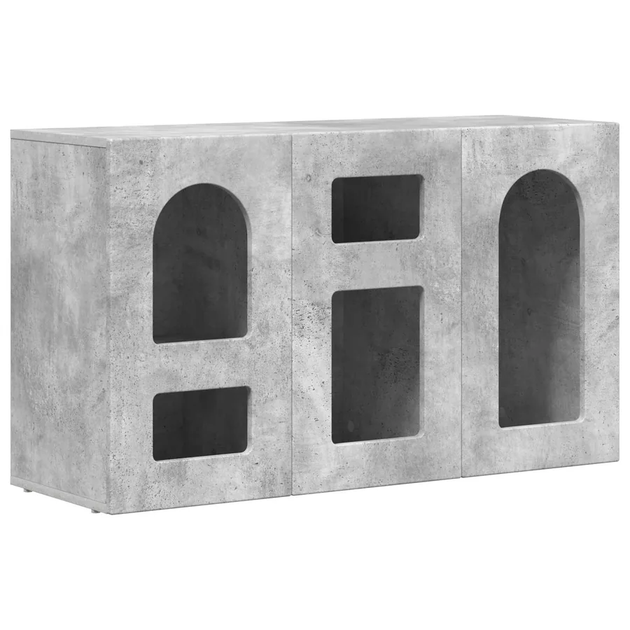 Buffet ELST Gris béton 100 x 35 x 59 cm Bois d'ingénierie - 2
