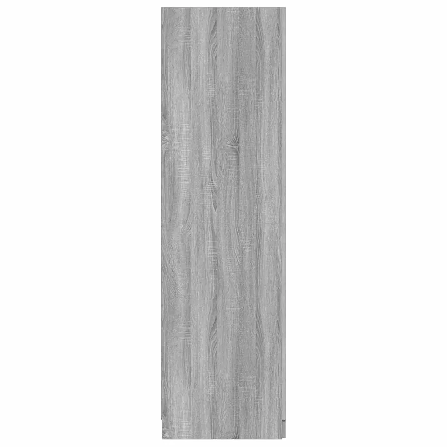 Garde-robe Sonoma gris 80x52x180 cm Bois d'ingénierie - 7