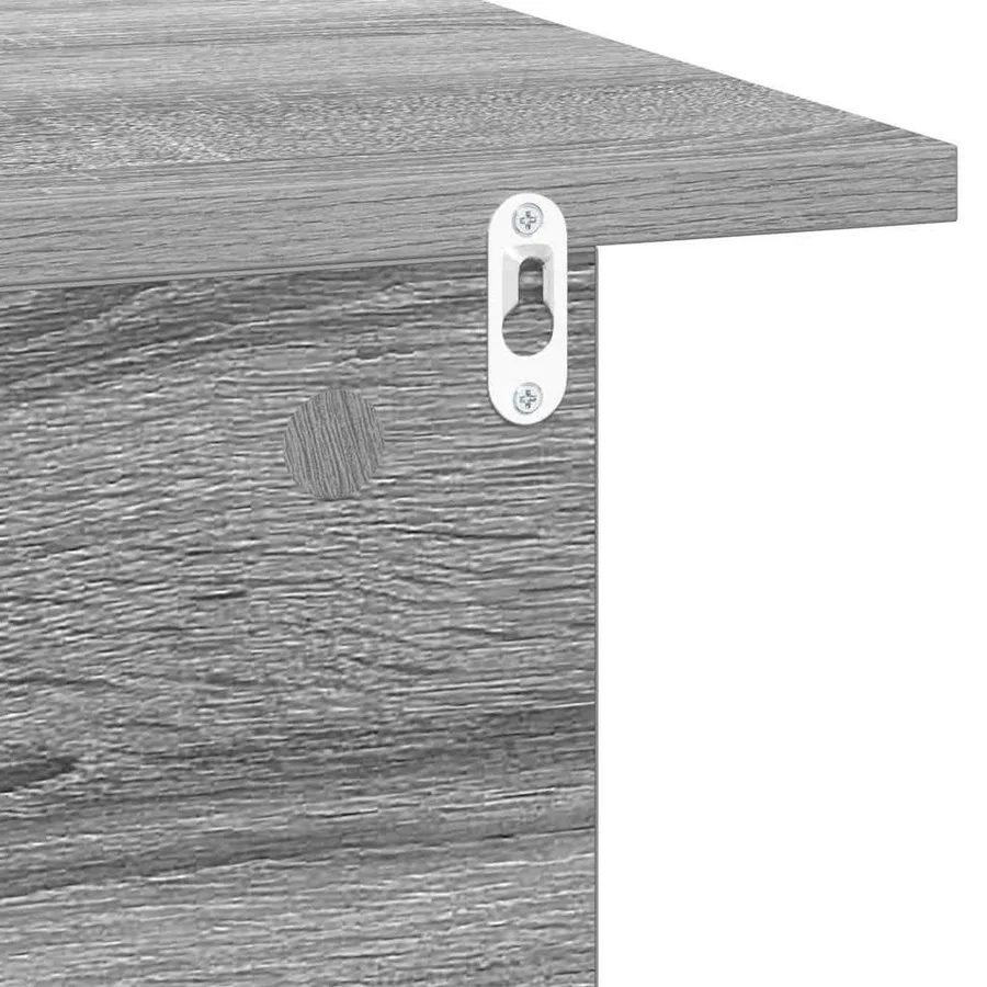 Table de chevet Gris Sonoma 40 x 30 x 25 cm Bois d'ingénierie - 9