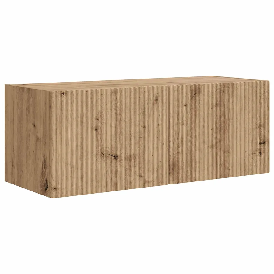 Ensemble de meuble TV mural 4 pcs Chêne artisanal - 5
