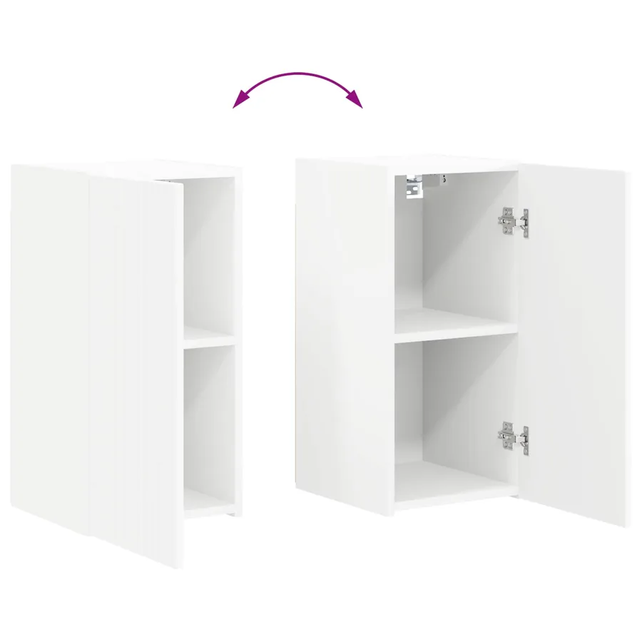 Meuble TV 8 pcs Blanc - 13