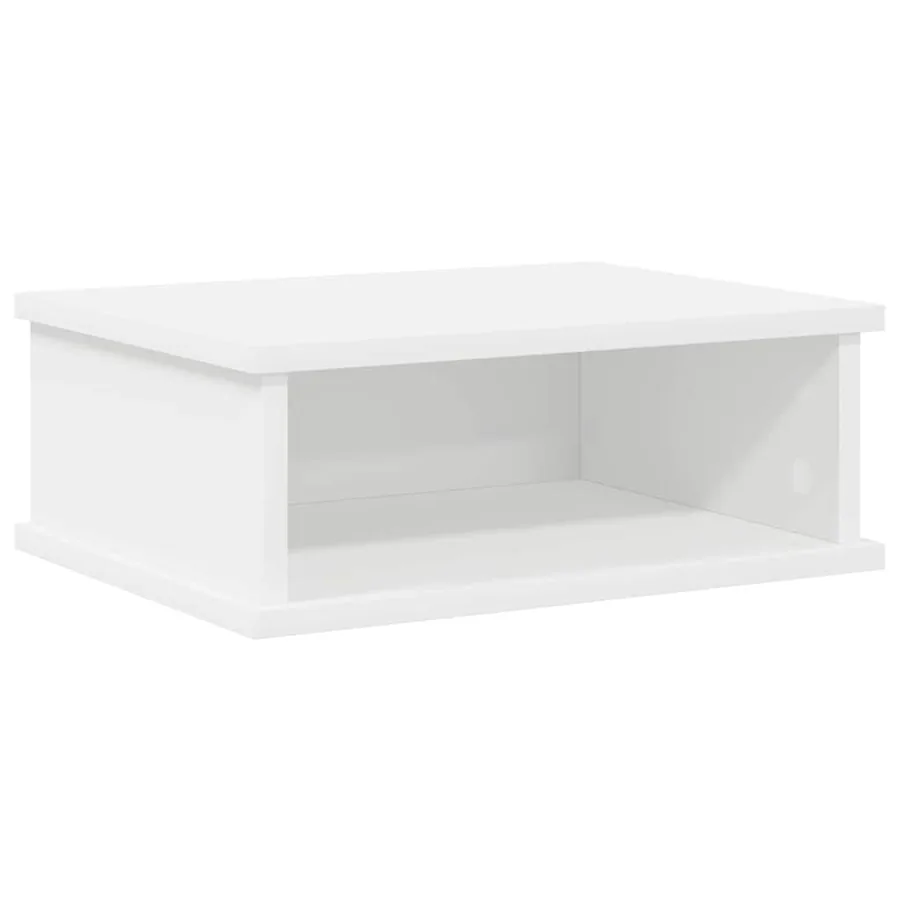 Table de chevet Blanc 40 x 31 x 15 cm Bois d'ingénierie - 2