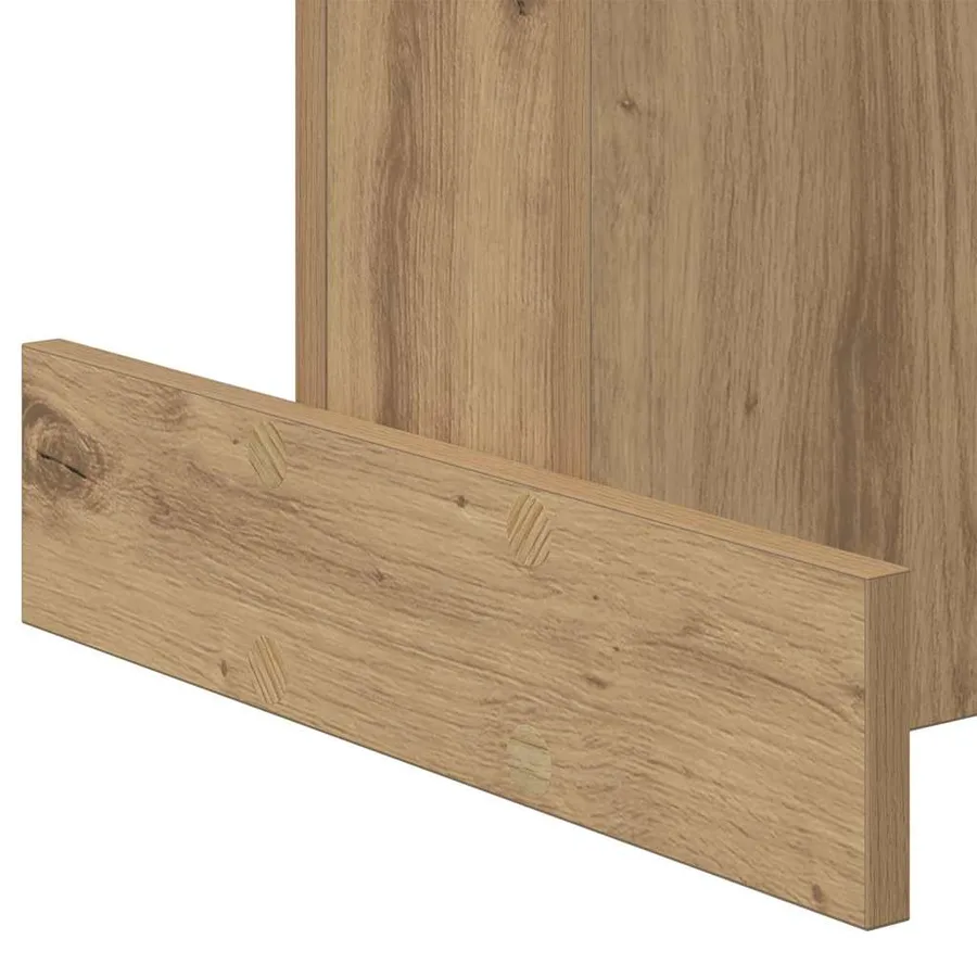Table d'appoint Chêne artisanal 44,5 x 45 x 55 cm - 9