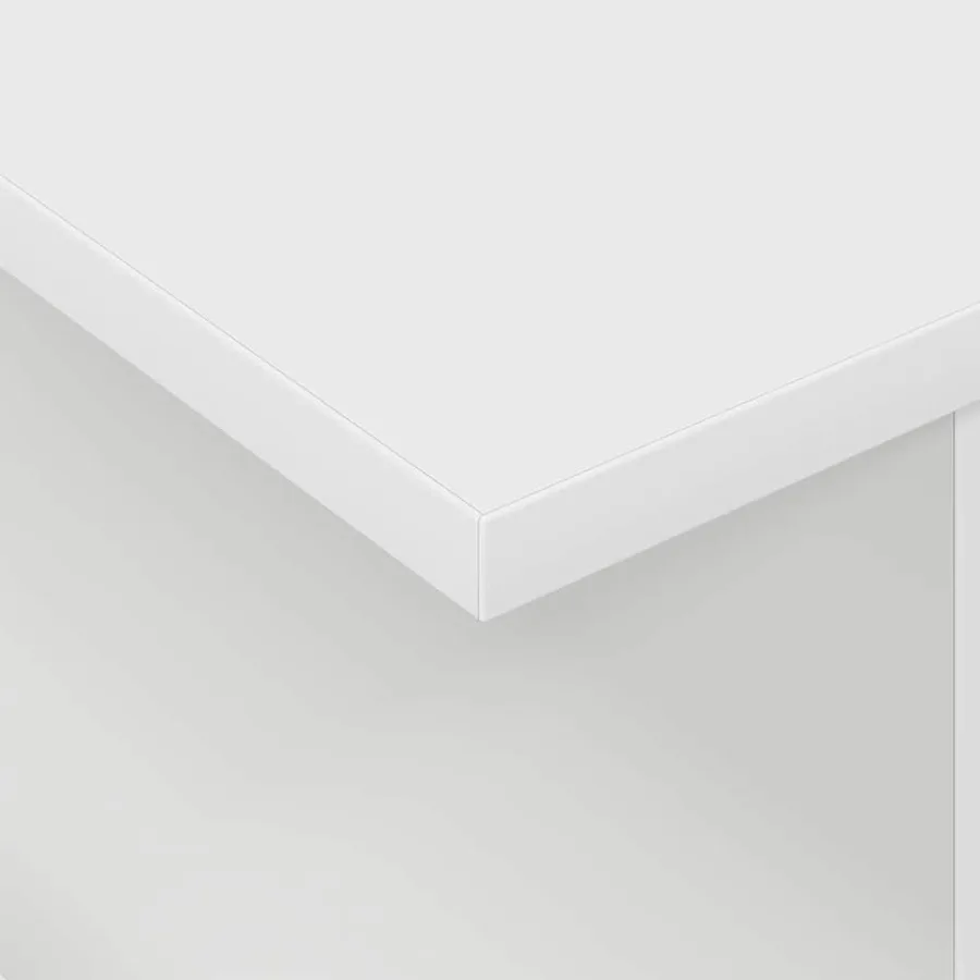 Meuble TV 2 pcs Blanc 50 x 35 x 45 cm Bois d'ingénierie - 10