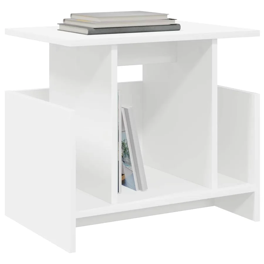 Meuble TV 2 pcs Blanc 50 x 35 x 45 cm Bois d'ingénierie - 3