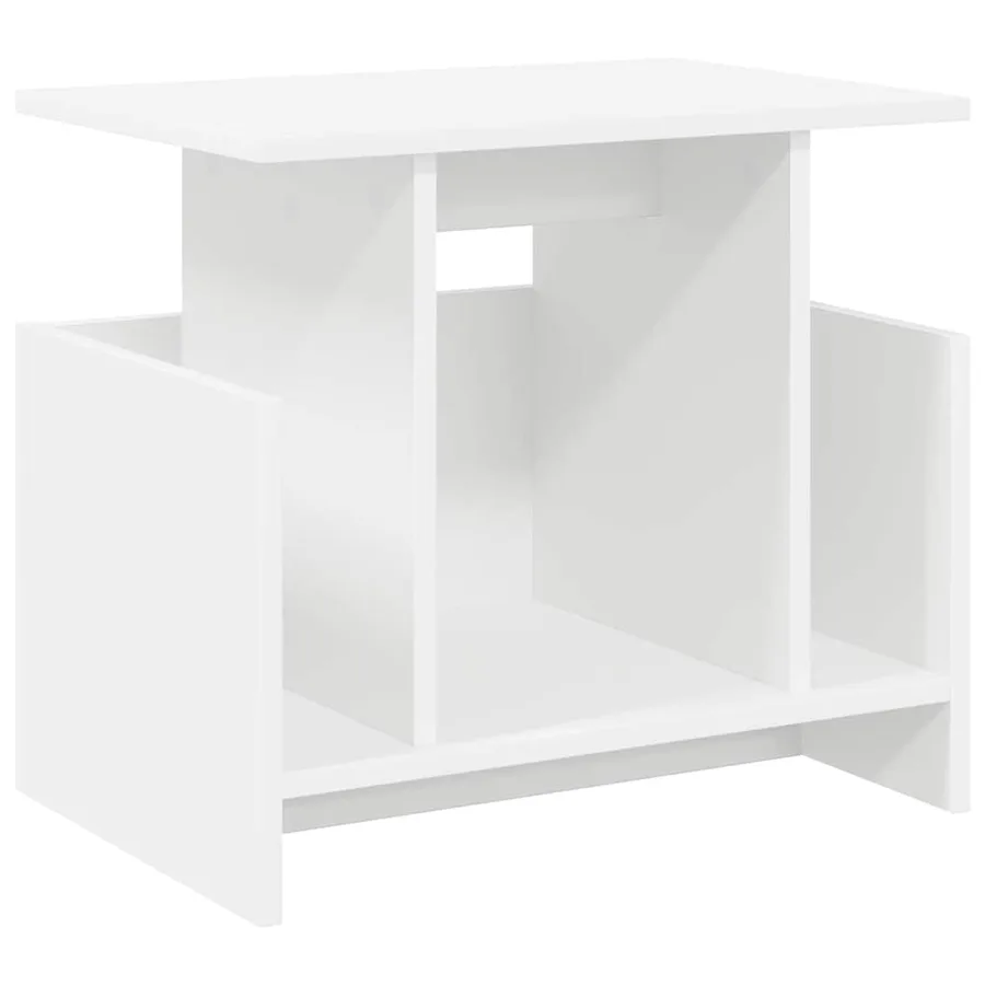 Meuble TV 2 pcs Blanc 50 x 35 x 45 cm Bois d'ingénierie - 6