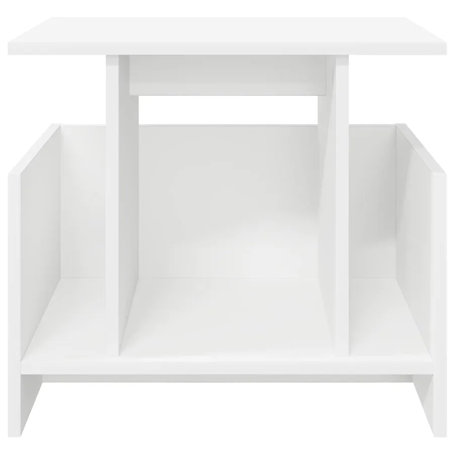 Meuble TV 2 pcs Blanc 50 x 35 x 45 cm Bois d'ingénierie - 7
