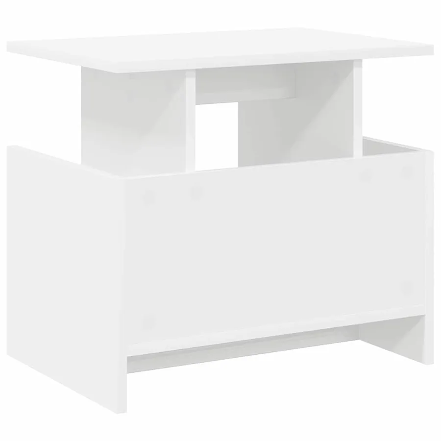 Meuble TV 2 pcs Blanc 50 x 35 x 45 cm Bois d'ingénierie - 9