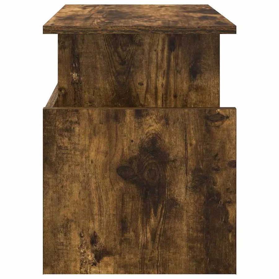 Meuble TV Chêne fumé 50 x 35 x 45 cm Bois d'ingénierie - 6