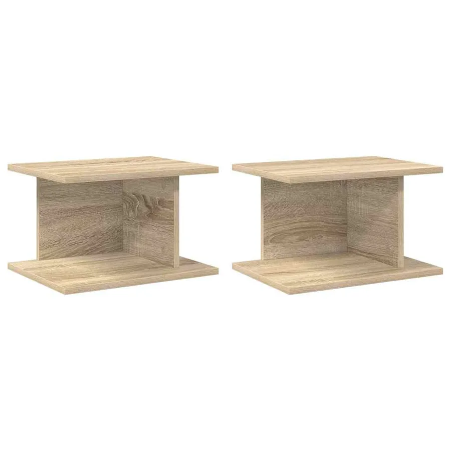 Table de chevet 2 pcs Chêne Sonoma 40 x 30 x 25 cm - 2