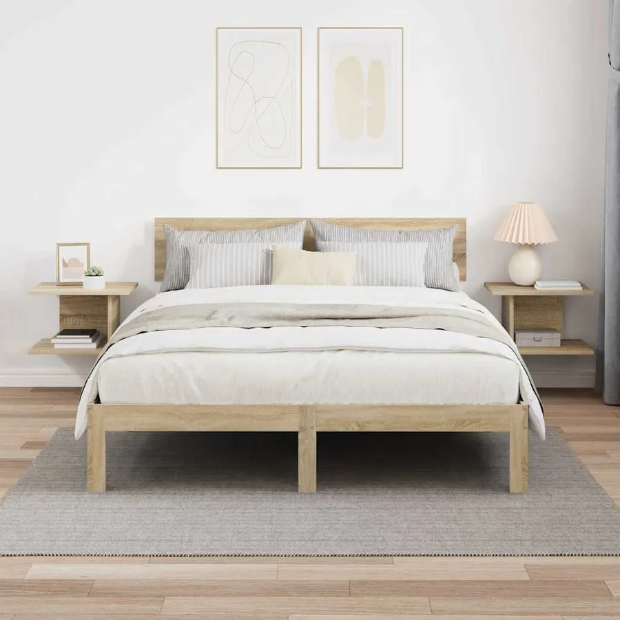 Table de chevet 2 pcs Chêne Sonoma 40 x 30 x 25 cm - 4