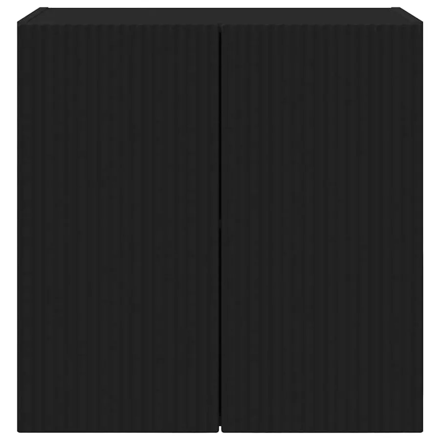 Meuble TV mural Noir 59,5 x 31 x 60 cm Bois d'ingénierie - 6