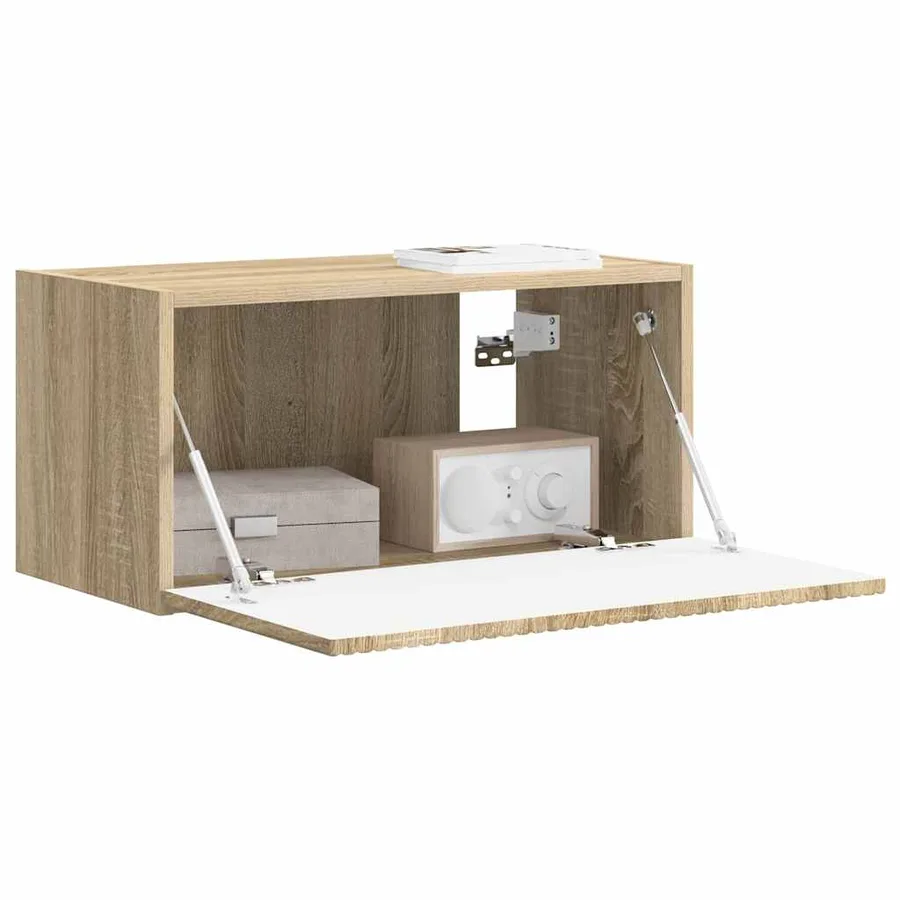 Meuble TV mural Sonoma 60 x 31 x 29,5 cm Bois d'ingénierie - 3