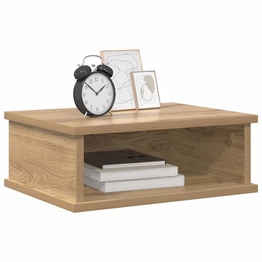 Table de chevet 2 pc Chêne artisanal 40 x 31 x 15 cm - 3