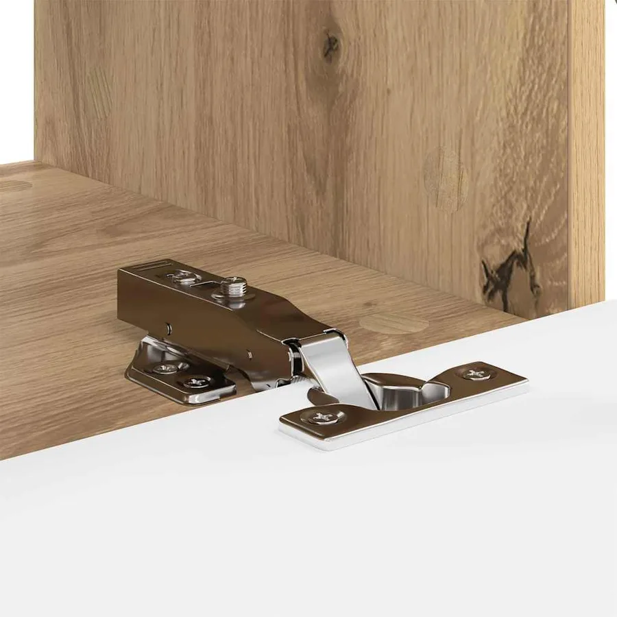 Meuble TV mural 2 pcs Chêne artisan Bois d'ingénierie - 11