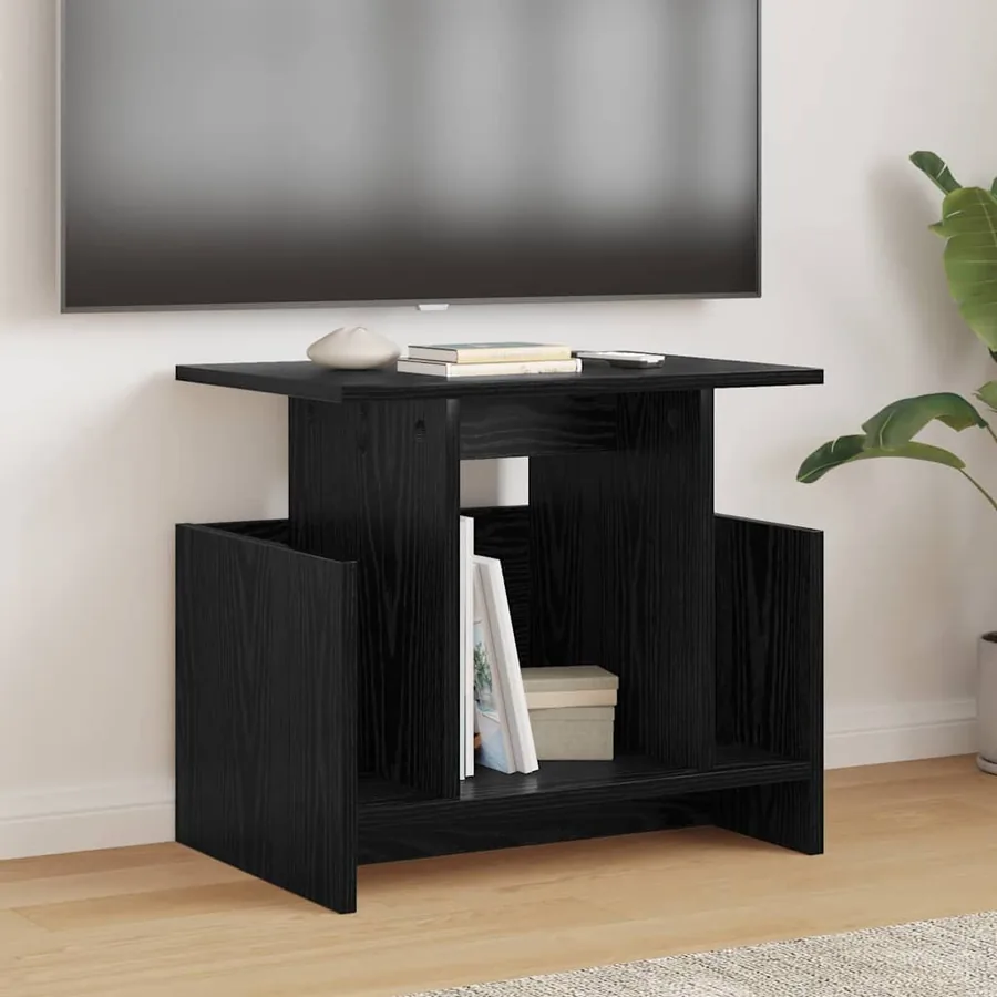 Meuble TV 2 pcs Chêne noir 50 x 35 x 45 cm Bois d'ingénierie