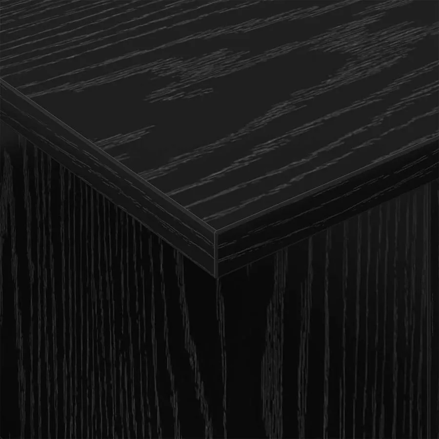 Meuble TV 2 pcs Chêne noir 50 x 35 x 45 cm Bois d'ingénierie - 10