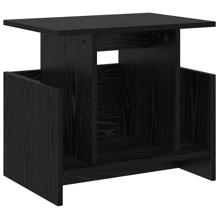 Meuble TV 2 pcs Chêne noir 50 x 35 x 45 cm Bois d'ingénierie - 6