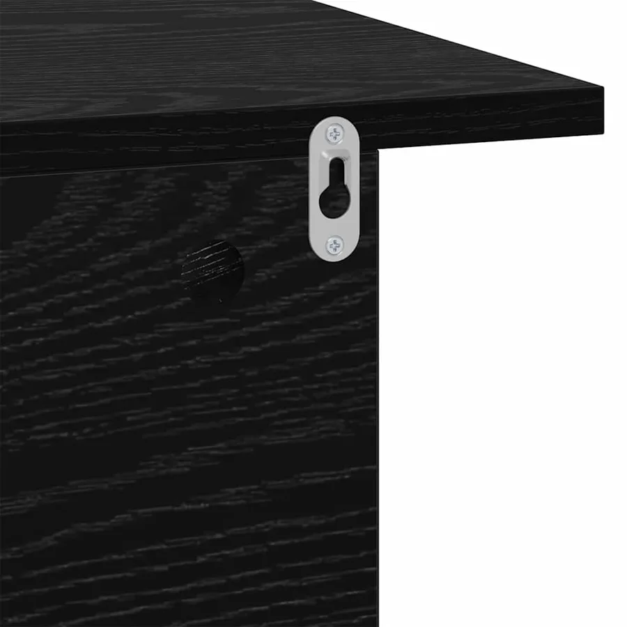 Table de chevet 2 pcs Chêne noir 40 x 30 x 25 cm - 10