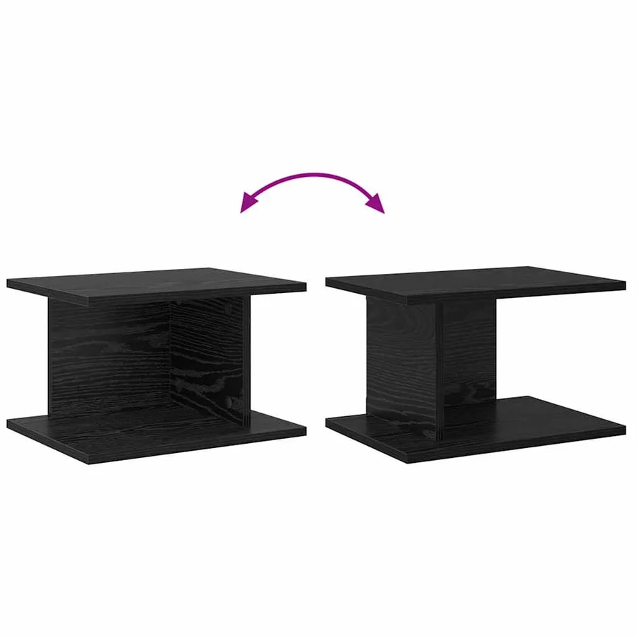 Table de chevet 2 pcs Chêne noir 40 x 30 x 25 cm - 11