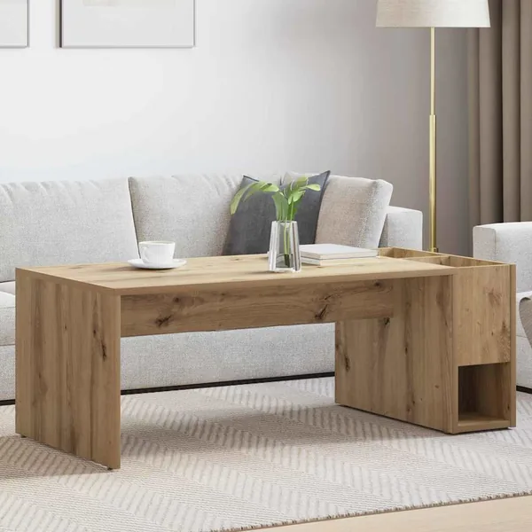 Table basse Chêne artisanal 101,5 x 50 x 37 cm