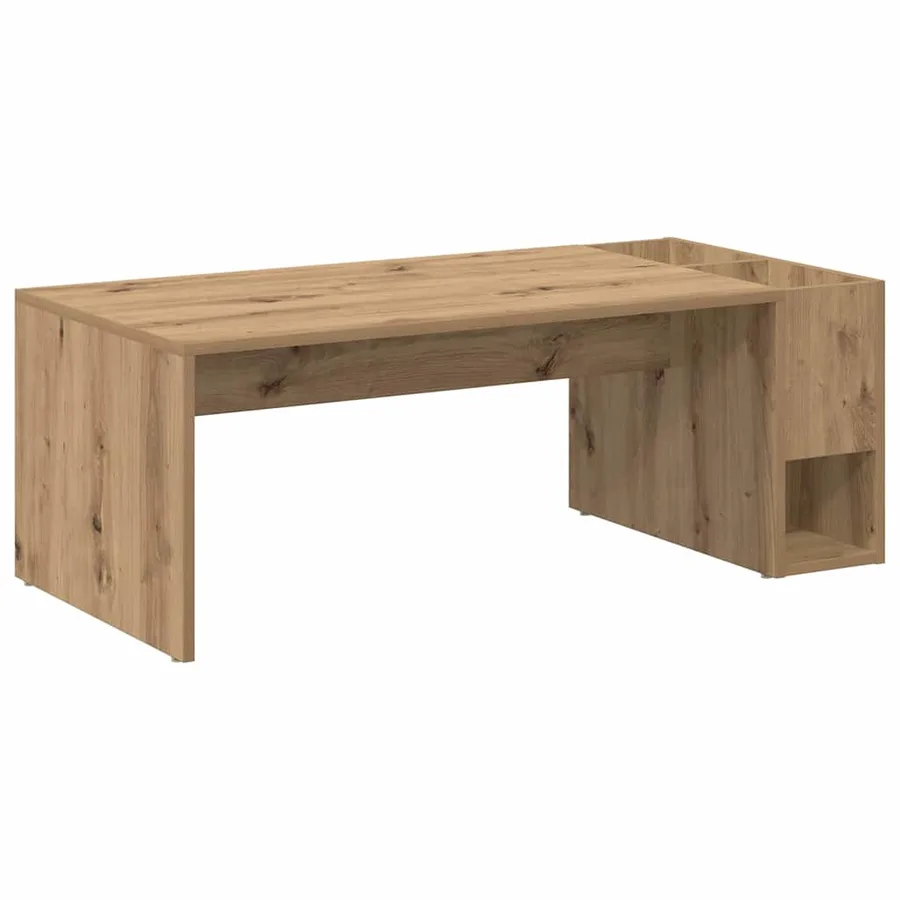 Table basse Chêne artisanal 101,5 x 50 x 37 cm - 2