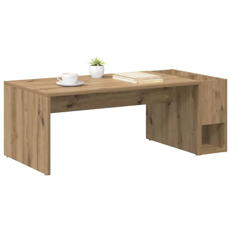 Table basse Chêne artisanal 101,5 x 50 x 37 cm - 3