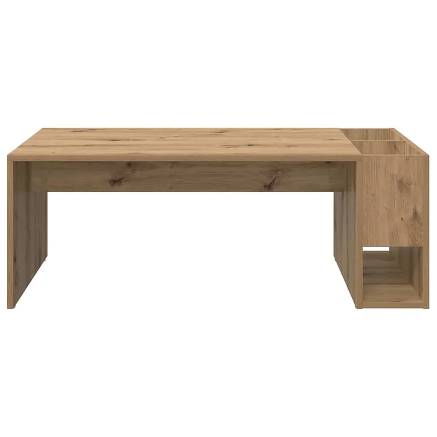 Table basse Chêne artisanal 101,5 x 50 x 37 cm - 5